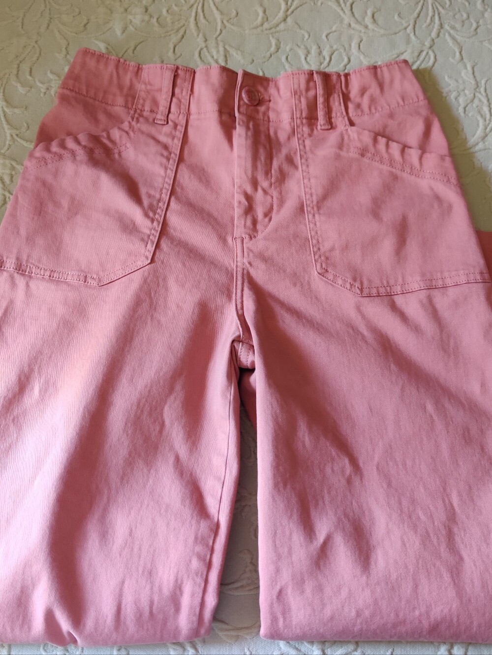 Bagatelle New York‎ Wide Crop Pants Size 6 High Rise Casual Dusty Rose Pink
